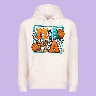 Leopard Basketball Mama Mother's Day Premium Hoodie Designed By Lillyallendesigns