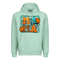 Seafoam leopard basketball mama Mother's Day Premium Hoodie - LillyAllenDesigns