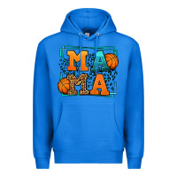 True Royal leopard basketball mama Mother's Day Premium Hoodie - LillyAllenDesigns