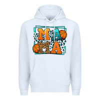 White leopard basketball mama Mother's Day Premium Hoodie - LillyAllenDesigns