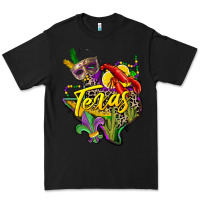 Black texas map mardi gras Premium Tee - CowGirlArtShop
