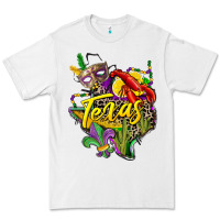 White texas map mardi gras Premium Tee - CowGirlArtShop