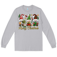 Moon Dust Merry Christmas Gnomes Long Sleeve Tee - BundleAndBundleShop