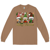 Toasted Coconut Merry Christmas Gnomes Long Sleeve Tee - BundleAndBundleShop