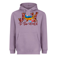 Lavender joy to the world Heavyweight Hoodie - AdoDesignShop