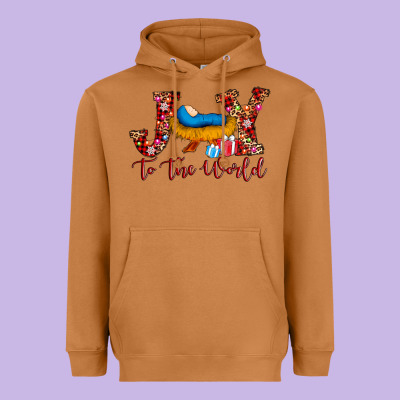 Joy To The World Heavyweight Hoodie Designed By Adodesignshop