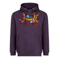 Plum joy to the world Heavyweight Hoodie - AdoDesignShop