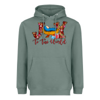 Sage joy to the world Heavyweight Hoodie - AdoDesignShop