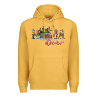 Mustard Mama bear with daisy Premium Hoodie - RanaPortraitStore