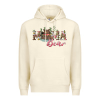Sandshell Mama bear with daisy Premium Hoodie - RanaPortraitStore