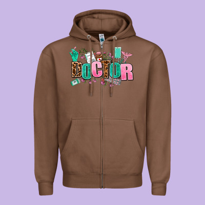 Doctor Zipper Hoodie Designed By Adodesignshop
