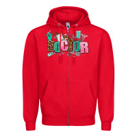 Red doctor Zipper Hoodie - AdoDesignShop