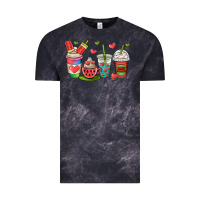 Cloud Black watermelon summer coffee cups Vintage Tee - OliviaCreatesArt