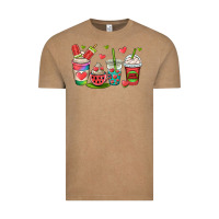 Vintage Coffee watermelon summer coffee cups Vintage Tee - OliviaCreatesArt