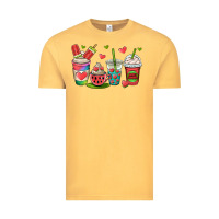 Vintage Mustard watermelon summer coffee cups Vintage Tee - OliviaCreatesArt