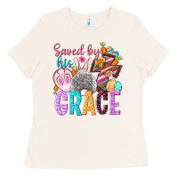 Bone Saved by his grace Easter Day Ladies Tee - HowdyJamesFarm