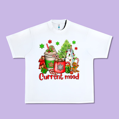 Current Mood Christmas Urban Heavy Tee Designed By Oliviacreatesart