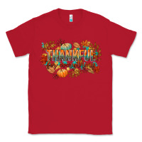 Red thankful for everything Classic Tee - CowGirlArtShop