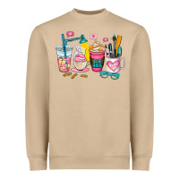 Mushroom teacher coffee cup Heavyweight Sweatshirt - AdoDesignShop