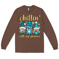 Chestnut chillin' with my gnomies Long Sleeve Tee - BundleAndBundleShop