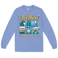 Colony Blue chillin' with my gnomies Long Sleeve Tee - BundleAndBundleShop