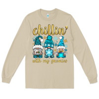 Mushroom chillin' with my gnomies Long Sleeve Tee - BundleAndBundleShop