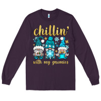 Plum chillin' with my gnomies Long Sleeve Tee - BundleAndBundleShop