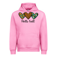 Fuchsia Pink hello fall Urban Hoodie - JahusDesignShop