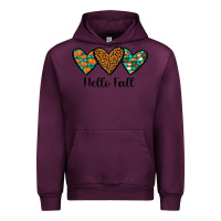 Mauve Wine hello fall Urban Hoodie - JahusDesignShop