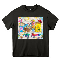 Hello Summer Coffee Cups Heavy Core Tee | Teevron