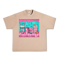 Burro pink christmas coffee Urban Heavy Tee - Jasminsmagicworld
