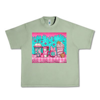 Oil Green pink christmas coffee Urban Heavy Tee - Jasminsmagicworld