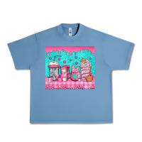 Pebble Blue pink christmas coffee Urban Heavy Tee - Jasminsmagicworld
