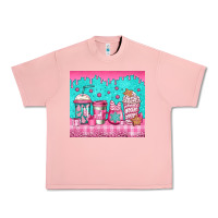 Salmon pink christmas coffee Urban Heavy Tee - Jasminsmagicworld