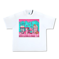 White pink christmas coffee Urban Heavy Tee - Jasminsmagicworld