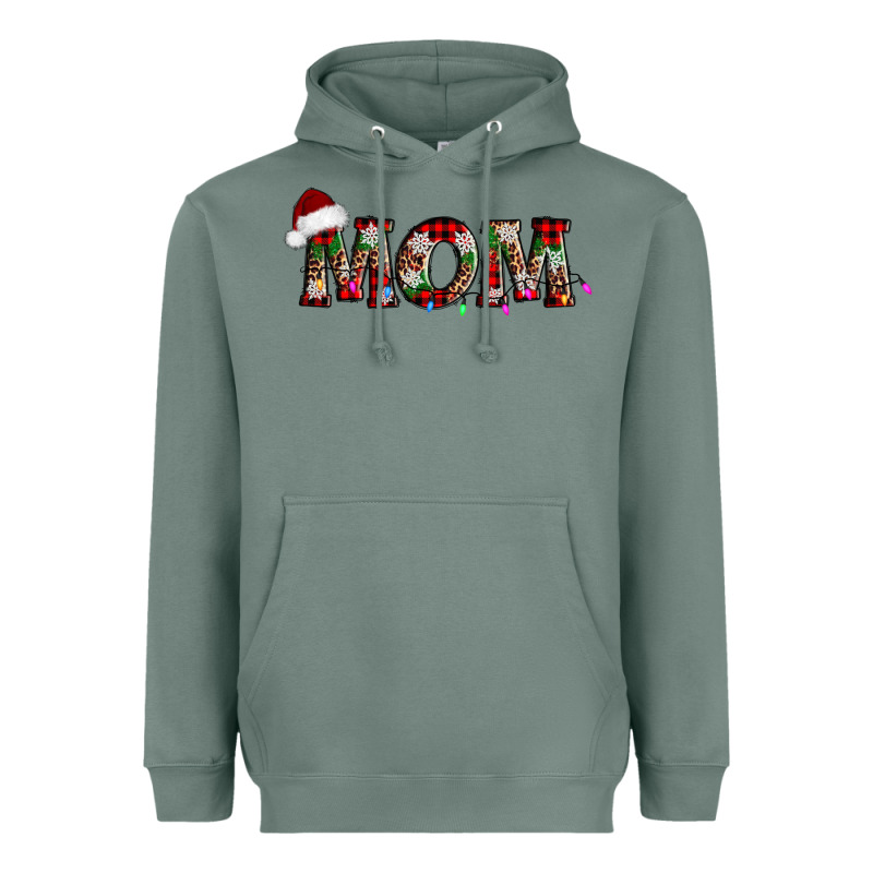 Christmas Mom Heavyweight Hoodie by AdoDesignShop | Teevron