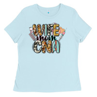 Baby Blue wife mom cna Ladies Tee - CowGirlArtShop
