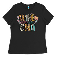 Black wife mom cna Ladies Tee - CowGirlArtShop