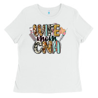 White wife mom cna Ladies Tee - CowGirlArtShop