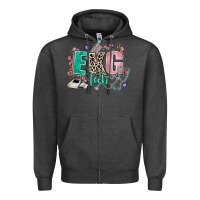 Charcoal Heather ekg tech Zipper Hoodie - AdoDesignShop