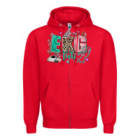 Red ekg tech Zipper Hoodie - AdoDesignShop