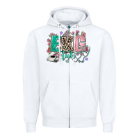 White ekg tech Zipper Hoodie - AdoDesignShop