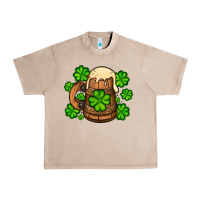 French Oak St. Patrick's Beer and shamrock Urban Heavy Tee - OliviaCreatesArt