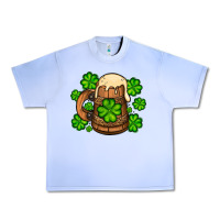Grape Ice St. Patrick's Beer and shamrock Urban Heavy Tee - OliviaCreatesArt