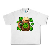 Lunar Rock St. Patrick's Beer and shamrock Urban Heavy Tee - OliviaCreatesArt