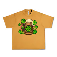 Peanut Butter St. Patrick's Beer and shamrock Urban Heavy Tee - OliviaCreatesArt