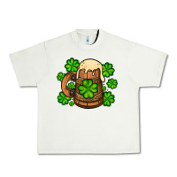 Pistachio St. Patrick's Beer and shamrock Urban Heavy Tee - OliviaCreatesArt