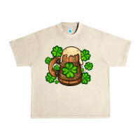 Sandshell St. Patrick's Beer and shamrock Urban Heavy Tee - OliviaCreatesArt