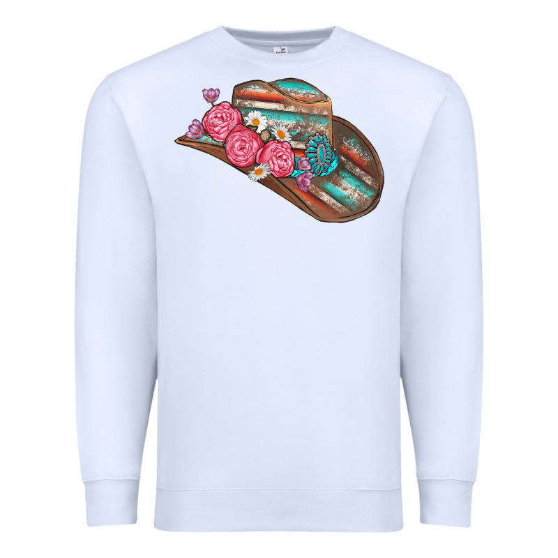 Cowboy Hat Premium Sweatshirt by AdoDesignShop | Teevron