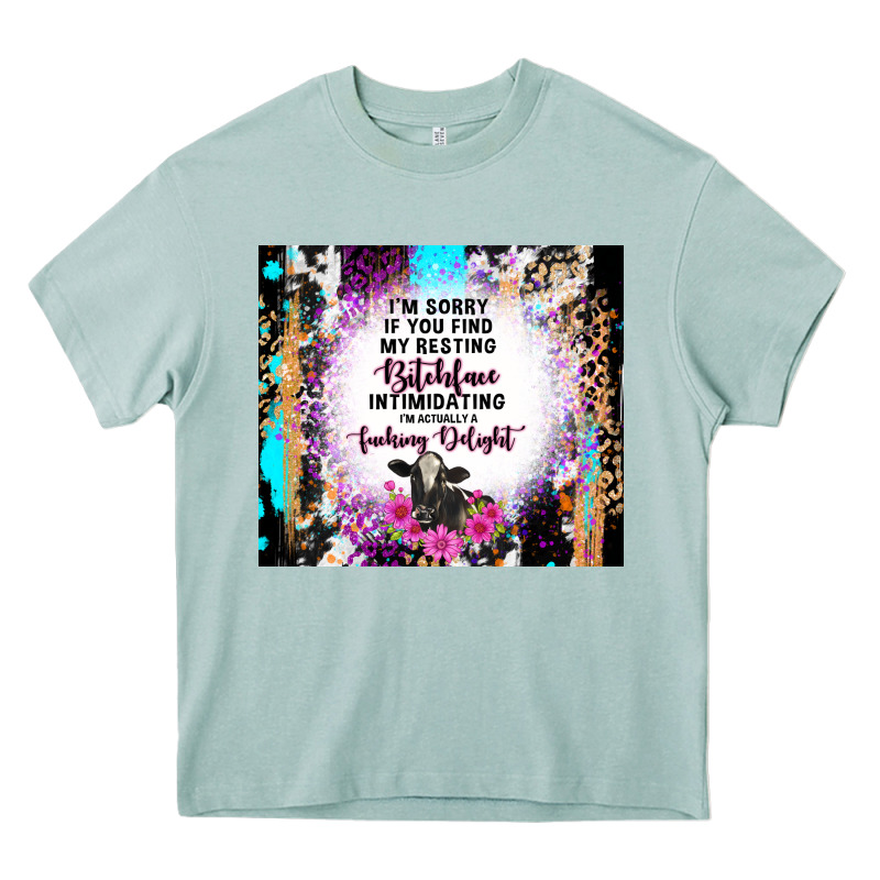 I'm Sorry If You Find My Resting Bitchface Intimid Heavy Core Tee by TumblerDesignByShophia | Teevron